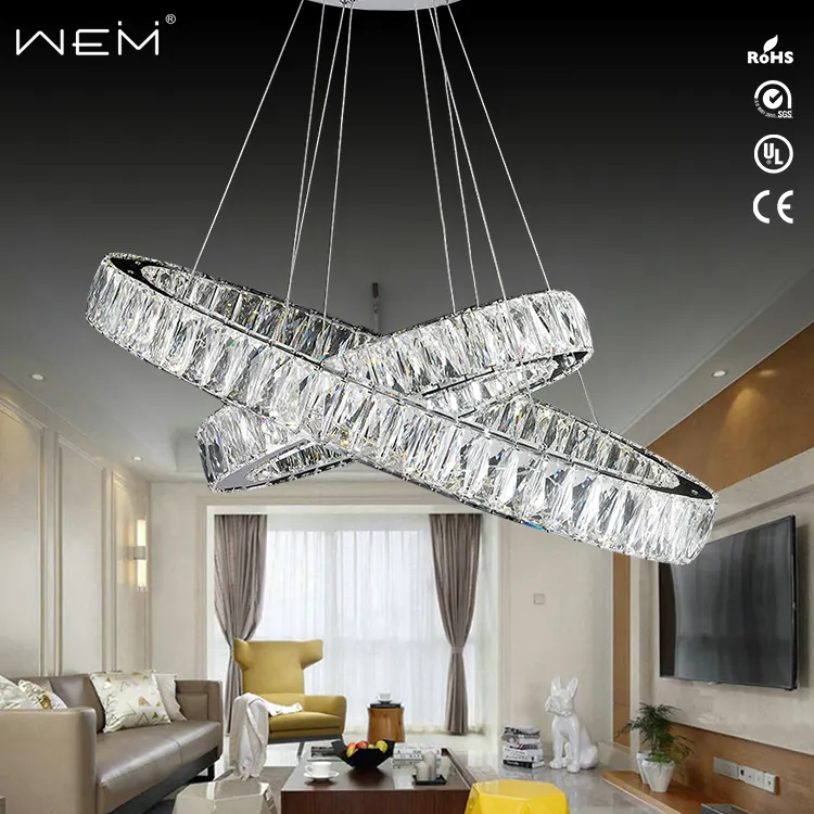 Chino de cristal lámpara colgante lámparas de nuevo estilo alta calidad luz decorativa Led comedor lámpara