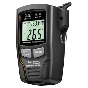CEM DT-172 registrador de datos de temperatura y humedad con registro de datos de 32000 alarma de sonido y luz para el almacén/edificio laboratorio/Transportat - Product Image 2