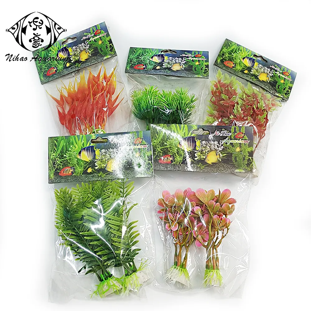 Возможно изготовление на заказ со своим бренд аквариумные растения декоративная искусственная трава для декорирования аквариума