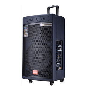 Altavoz de madera de gran potencia MBA, altavoz de karaoke activo subwoofer de 18 pulgadas a la moda, columna profesional, caja de audio, matriz lineal, escenario SPE