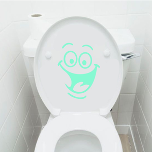 Luminous Washroom ประตูห้องน้ำห้องน้ำ Glow In The Dark สติกเกอร์