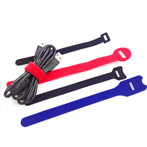 Tamanho personalizado Elétrico Back to Back <span class=keywords><strong>Hook</strong></span> <span class=keywords><strong>Loop</strong></span> Cable <span class=keywords><strong>Strap</strong></span> Fixadores Wraps <span class=keywords><strong>Double</strong></span> Side Cable Tie <span class=keywords><strong>Strap</strong></span>