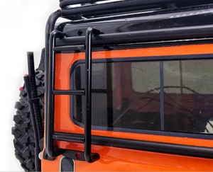 Metal Mini <strong>Black</strong> Stairs Ladder Accessories Fits for TRX-4 1/10 <strong>RC</strong> Ladder and Cones Climbing Car Simulation <strong>Toy</strong> Parts - Product Image 3