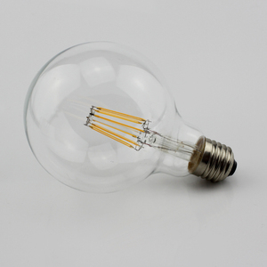 Clear Transparent Shape G80 G95 G125 2Watt Led Retro Edison Short Filament Bulb <strong>Light</strong> with CE RoHS <strong>ErP</strong> Standard