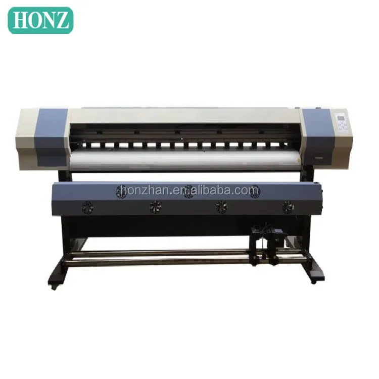 Shandong Barato 1,6 M 1,8 m Industrial inkjet solvente rollo a rollo impresora para la venta