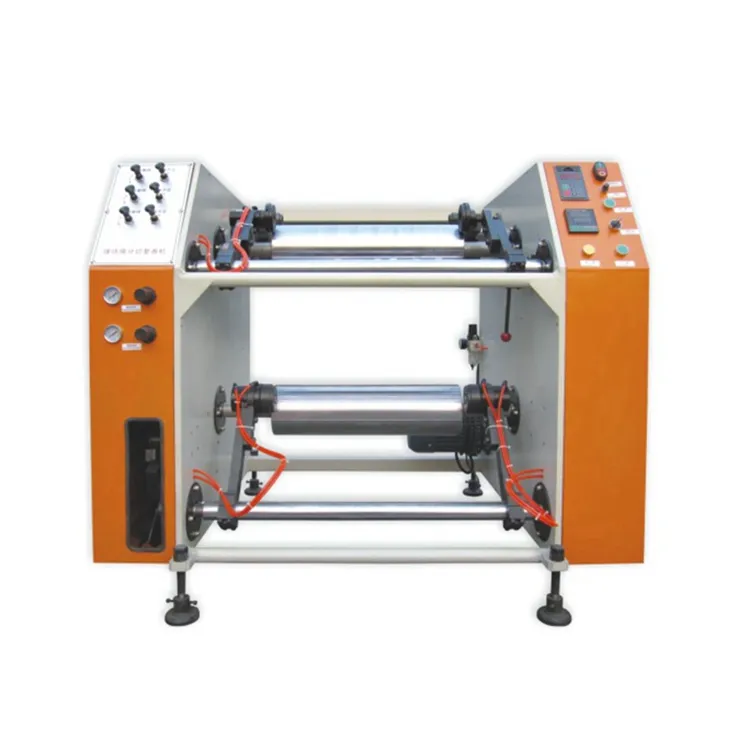 Máquina de corte de película elástica de rollos semiautomática