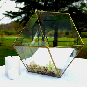 Đám Cưới Phong Bì Chủ Cho Hình Học Terrarium Glass Terrarium <span class=keywords><strong>Conservatory</strong></span> Deco Đồng Hình Chữ Nhật - Product Image 2