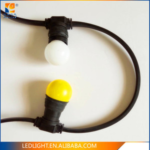 2-*0.75mm2 bakır tel pvc kablo E27 b22 sahipleri 500 led 100m su geçirmez IP 65 dış mekan kullanımı led kemer ışık tatil dekorasyon - Product Image 4