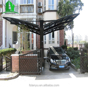 Nhà Để Xe Di Động Lanyu Metal Hiện Đại Cho Hai Bãi Đậu Xe - Product Image 4