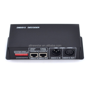 4CH DC12-24V rgbw dmx controller DMX 512 Decoder LED DMX512 controller 4 Canali con RJ45 per RGBW HA CONDOTTO LA striscia luci - Product Image 4