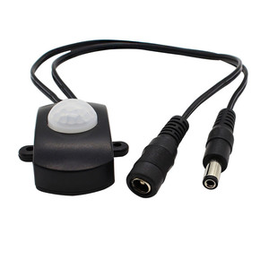 Control automático Mini infrarrojo pasivo PIR Sensor de movimiento Interruptor de luz Detector Temporizador Interruptor de función de tiempo de retardo ajustable