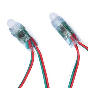12MM 5V 12V WS2811 WS1903 IC RGB Vollfarb-LED-Pixel modul Wasserdichtes adressierbares Lichterkette licht