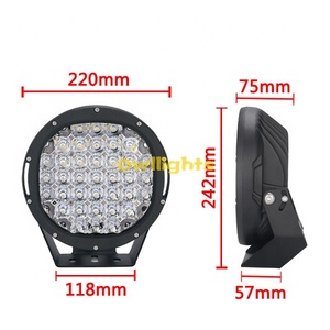 ไฟ LED ติดรถยนต์185W 4X4 LED,อุปกรณ์ตกแต่งรถสปอร์ตไลท์สำหรับรถออฟโรดขนาด9นิ้ว185W ไฟ LED สปอตไลท์สำหรับ SUV - Product Image 5