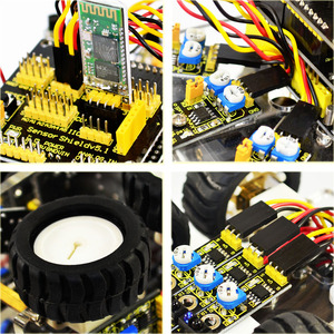 Keyestudio Desktop беспроводной <span class=keywords><strong>Bluetooth</strong></span> Мини-автомобиль smart робот автомобилей DIY Kit для arduinos робот
