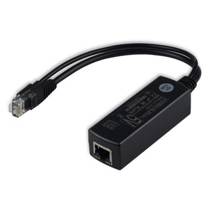 新しいITEM Power Over Ethernet 48V〜5V 2.4A IEEE802.3afマイクロUSBアクティブPoEスプリッター