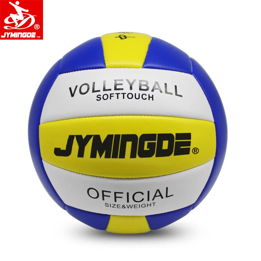 Ballon de volley-ball en pvc, logo imprimé personnalisé en mousse pour adultes, taille 5