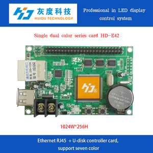 HD-E62 P10 один двухцветный СВЕТОДИОДНЫЙ модуль USB и Ethernet порт HUIDU контроллер - Product Image 3