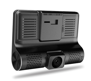 WDR <strong>HD</strong> <strong>Car</strong> DVR Video Recorder 720p Resolution 4.0 Inch TFT Dual Lens Dash Dashboard Camera 3 Channels Cameras Lens for <strong>Cars</strong> - Product Image 2