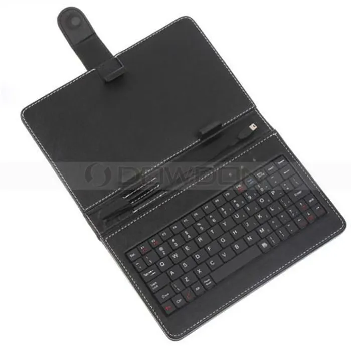 Newest Universal Tablet Keyboard Case with Leather For 7/8 /9 /9.7 /10 inch Android Tablet