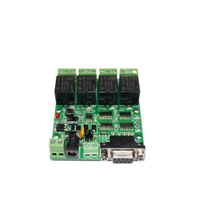RS232 Entrada de interfaz de control 4-Forma de salida de relé IO Placa de controlador módulo para el sistema de control de acceso - Product Image 3