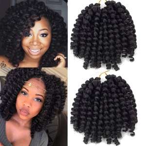 Bán Buôn 2X Giá Trị Afro Thư Bị Trả Lại Twist Mô Hình Wand Curl Crochet Bện Nhiệt Độ Cao Sợi Tổng Hợp Tóc Mở Rộng - Product Image 2