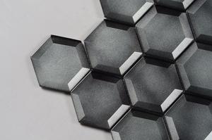 California series chicago khói kính màu xám tàu điện ngầm gạch backsplash - Product Image 3