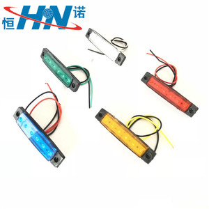 גבוהה בהירות צבעוני צד מרקר מנורת LED 24V אור עבור משאית קרוואן