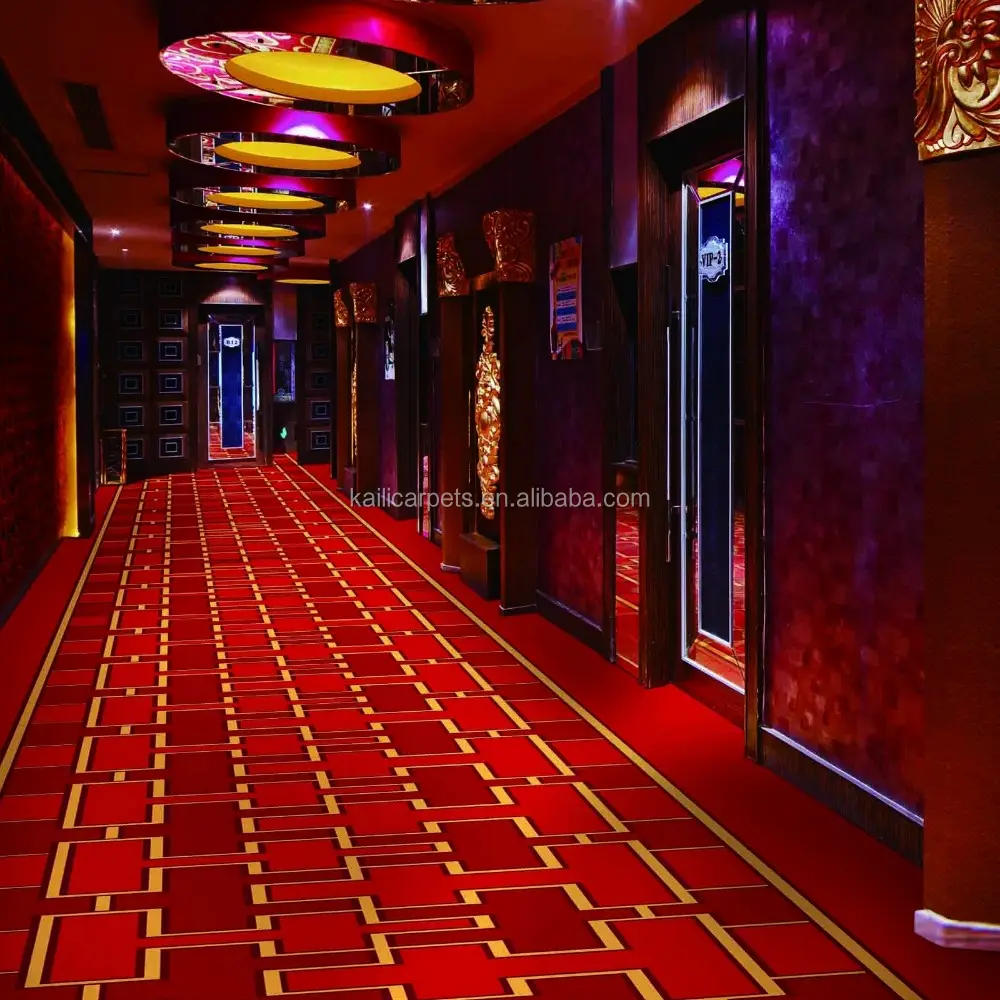 Özelleştirilmiş uzun koridor halı kırmızı düğün halı şenlikli ve büyük kutlama halı evlilik töreni