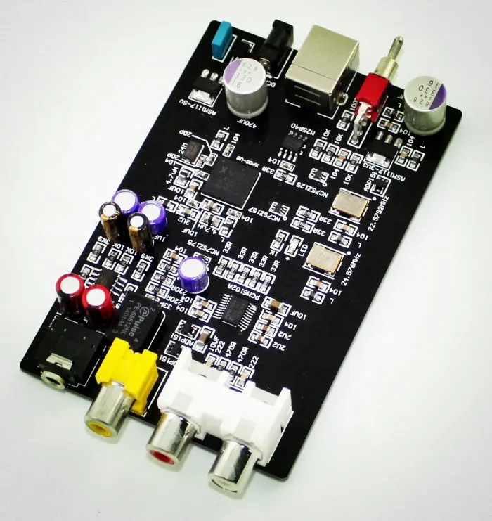 Taidacent 112dB DAC estéreo con salida 2VRMS y PLL de audio integrado U8 PCM5102 TDA1308 32bit 384K tarjeta de sonido usb externo