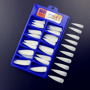 Nail Manicure Art <strong>Tips</strong> Transparent French <strong>Shape</strong> Long Stiletto Talon Artificial Nail <strong>Tips</strong> - Product Image 5