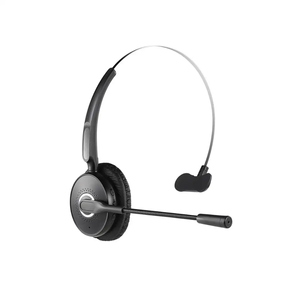 Trucker headset bluetooth headphone for call center wireless noise cancelling earphone