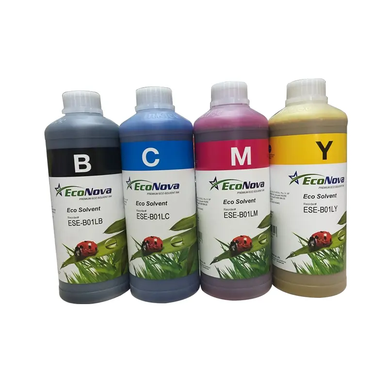 Guangzhou Gute Qualität Kein Geruch ESE Eco Solvent Printing 6 Farben Xp600 Eco Solvent Ink Nachfüll farbe für bn-20