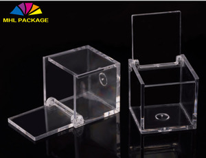 Clear Candy <strong>Boxes</strong> Cube Case Transparent Acrylic <strong>Favor</strong> Gift <strong>Boxes</strong> - Product Image 6