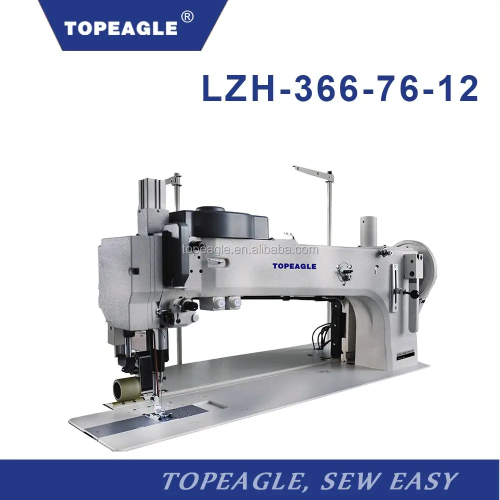 TOPEAGLE LZH-366-76-12แขนยาวพิเศษหนักอุตสาหกรรมจักรเย็บผ้าราคา