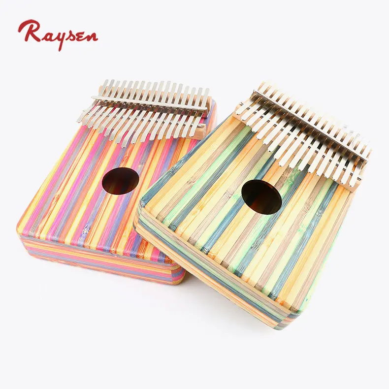 Kalimba Bambu Lucu 17 Kunci, Piano Jempol Produk Panas Di Amazon