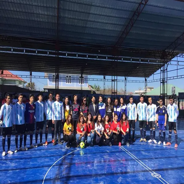 Indoor beliebte Malaysia Fußballfeld boden ineinandergreifen den Futsal-Bodenbelag