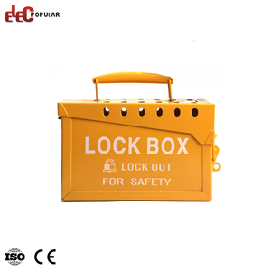 ポータブル13南京錠スチールロックアウトタグアウトボックスコンパクト赤色ロックシリンダー用 - Product Image 6