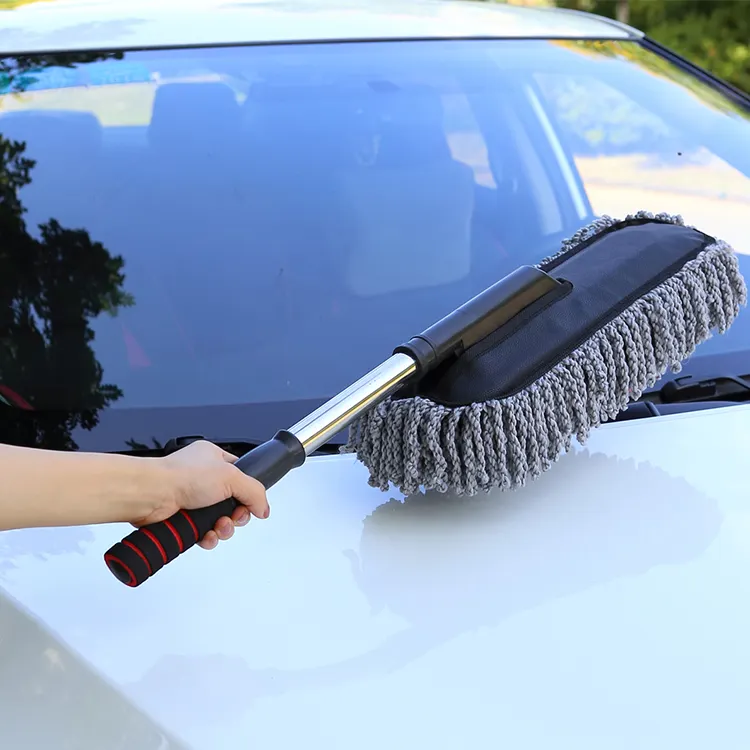 Escova para limpeza do carro, de microfibra, para lavagem de carro