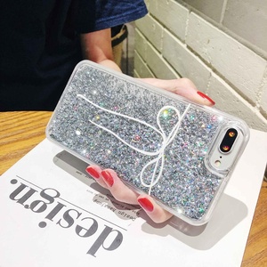 חמוד קשת-kot מותאם אישית נצנצים מקרה חול quiphone עבור iphone 16 pro 16 + 16 פרו מקס 16 <span class=keywords><strong>e</strong></span>