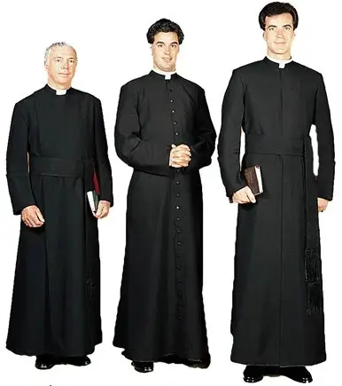 Uniformes de coro de iglesia negra túnicas de coro