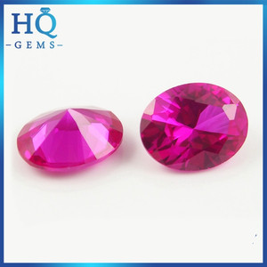 รูปไข่เหลี่ยมเพชรพลอยสีชมพูทับทิมราคาส่ง - Product Image 4