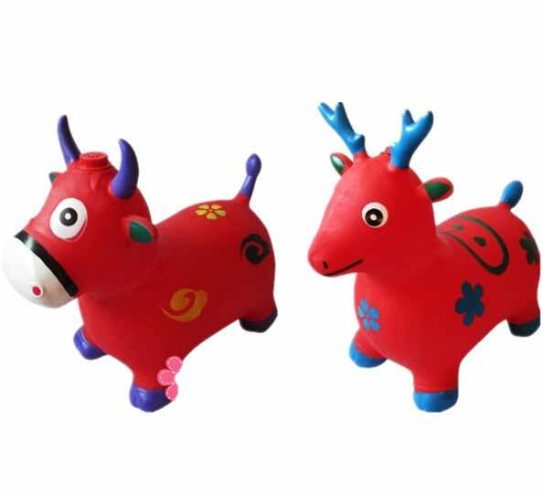 Großhandel Kinder Spielzeug springendes Pferd Spielzeug aufblasbares springendes Pferd springendes Tier