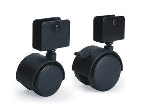 40mm bebek yatağı mobilya tekeri çift tekerlek mobilya tekeri 40mm/ 1.5 inç 10-35kgs/ Pc M4 * 25mm vida naylon/pp orta yüksek dereceli