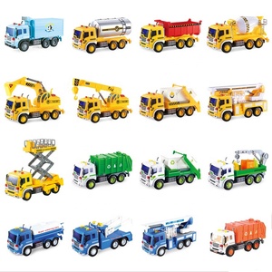 ขายส่งบ้าการ์ตูนวิศวกรรมรถบรรทุกพลาสติกรถเด็กของเล่น - Product Image 5