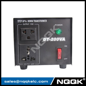 Potenza convertitore di tensione DT-200W, trasformatore di tensione, intensificare trasformatore da 110 a 220