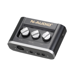 Interfaz de audio USB profesional, interfaz de grabación de audio, 2 canales, 2 canales