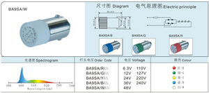 High Brightness 10mm White <strong>LEDS</strong> <strong>Ba9s</strong> 220V 110V 24V 12V <strong>LED</strong> - Product Image 2