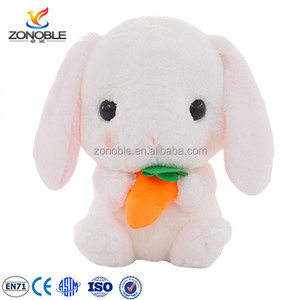 Özel yumuşak tavşan dolması hayvan Bunny peluş oyuncak toptan paskalya tavşanı peluş