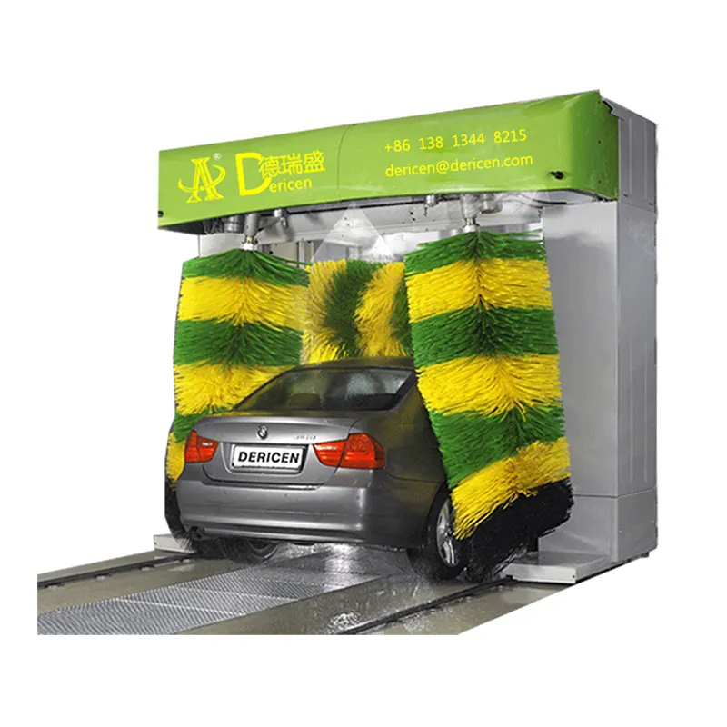 Dericen DL-3F high pressure steam cleaning machine fully automatic tunnel car wash machine price car washer