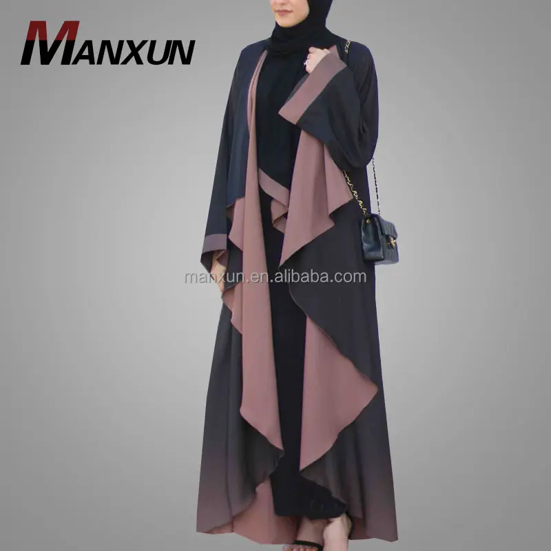 Áo Cardigan Hồi Giáo Ả Rập Saudi Thời Trang Baju Jilbab Mới Nhất Đầm Kimono Nữ Hồi Giáo Chất Lượng Cao OEM Áo Kaftan Dubai Trung Quốc